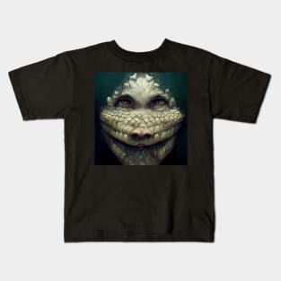 Smiling Sea Monster Kids T-Shirt